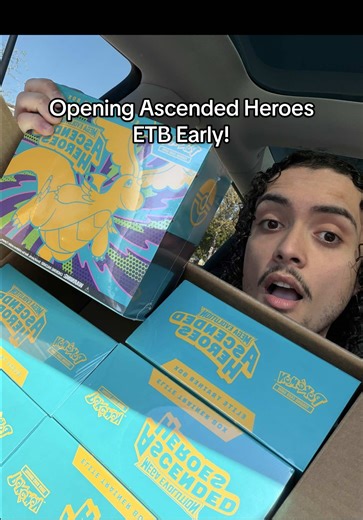 Opening Ascended ETB Early! Can we finally pull the Pikachu? #pokemoncards #pokemontcg #pokemoncommunity #pokemonpackopening #ascendedheroes