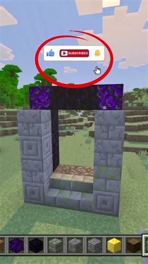 how to make a cool nether portal #minecraft