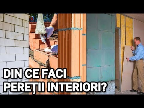5 materiale pentru peretii interiori din apartament sau casa. Analiza comparativa