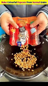 768K views · 3.3K reactions | Make Colourful Popcorn From Normal Grains樂 #shorts | XOSS Facts | Facebook