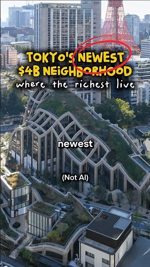 Tokyo’s NEWEST $4BILLION Neighborhood! #travel #japan #tokyo