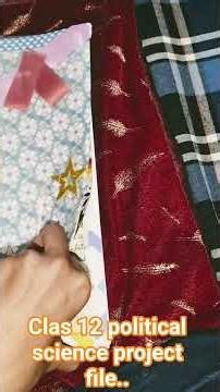 #class12 political science project file..💓❤️‍🔥💗