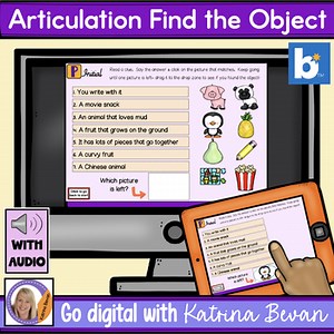 Boom™ Cards: Articulation Find the Object