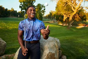 Former NFL running back Reggie Bush is in a rush to conquer golf