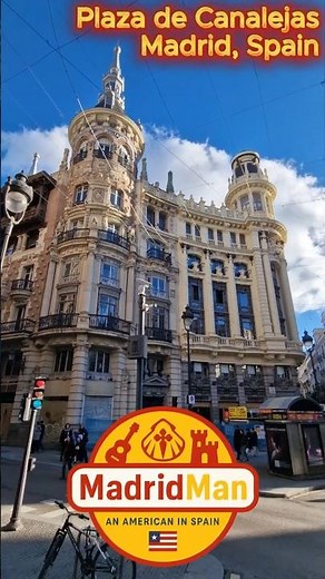 360° Madrid 🇪🇸 Plaza de Canalejas Near Puerta del Sol Historic City Center #Spain