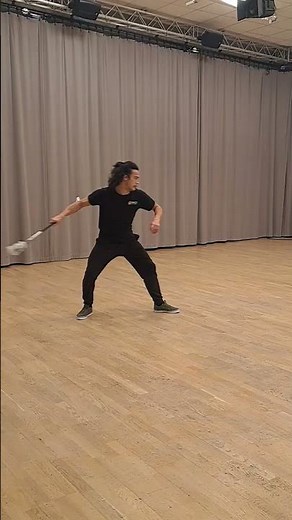 Fire Staff Sequence Challenge 🔥 | Trying New Tricks for My Act!