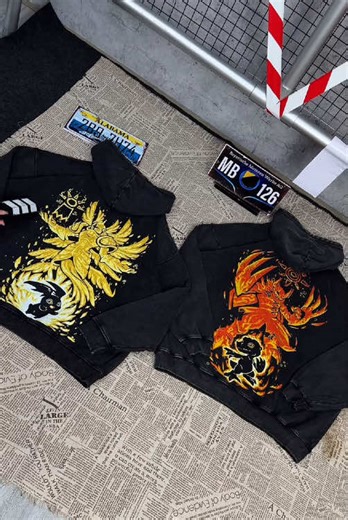 Oversized Cotton Tees for Digimon Fans