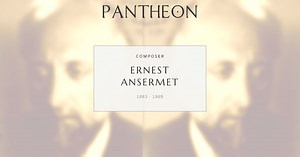 Ernest Ansermet Biography | Pantheon