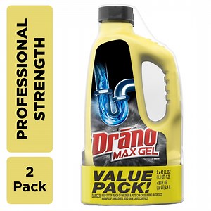 Drano Max Gel Clog Remover, Commercial Line, 42 oz, (Pack of 2) - Walmart.com