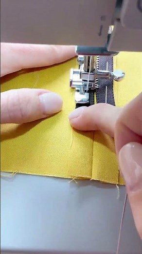 How to sew zipper. Installing zipper fast and easy sewing tutorial for beginners. #sewing