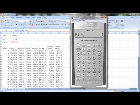 Amortization on the TI BA II Plus