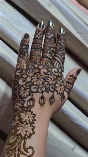 New Mehedi design 🌿 everyone plz subscribe my canal 🥰 #foryou #henna