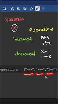 Final Value of Variable After Performing Operations | LeetCode Easy in a minute | DSA | POTD