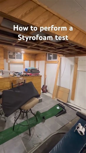 How to perform a Styrofoam test