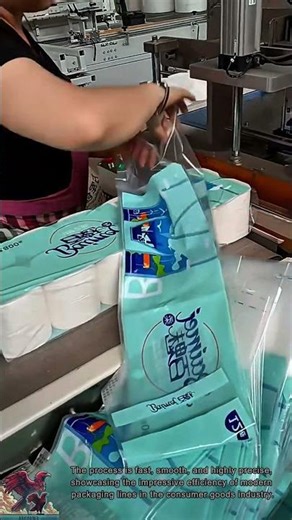 Ultra-Fast Tissue Packing || Industrial Automation in Action