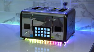 SignalRGB takes a swipe at Razer, makes functioning RGB toaster PC — quad-slice toaster case incorporates a Stream Deck, Mini-ITX components