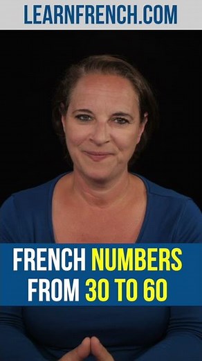 French in Real Life: French Numbers from 30 to 60! #Shorts