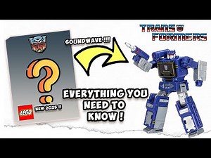 ⚠️NEW LEGO Transformers Soundwave (#10358) 2025 ⁉️ EVERYTHING You Need to KNOW ‼️