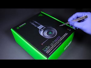 Razer Nari Ultimate Gaming Headphones Unboxing - ASMR