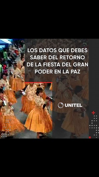 33K views · 202 reactions | Regresa la fiesta del Gran Poder luego de dos años. En este video te dejamos los datos que debes saber sobre esta festividad. Lea más aquí: https://bit.ly/3NJAQSP #Unitel #LaPaz #GranPoder #Festividad #entradafolclórica #cultura | UNITEL | Facebook
