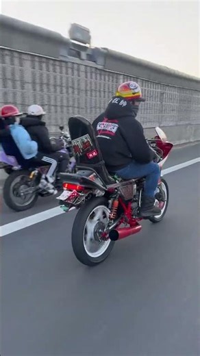 三味線サウンドで、コール！ ザリ外装サンパチの静岡まさやくんの車両で、いざ参らん。 #サンパチ #gt380 #コール #幽霊コール #2st #旧車會 #レブル女子 #カスタム #旧車会