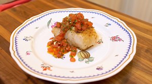 Pan-Fried Cod with Tomato Concasse’ - Nick Stellino Site
