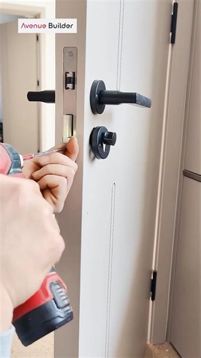 Perfect Door Lock Installation, Easy & Professional MethodTop #DoorLock #Installation #Construction