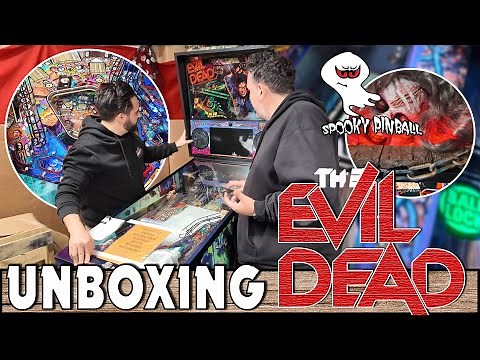 Incredible Pinball Machine | Unboxing Spooky Pinball’s Evil Dead – First Look & Gameplay Showcase!