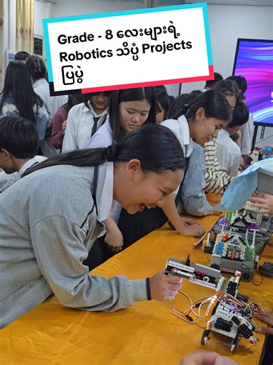 Grade 8 Robotics Projects Showcase in Myanmar