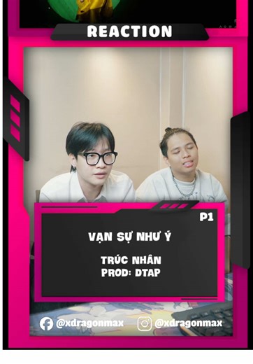 Reaction PART 1 VẠN SỰ NHƯ Ý - TRÚC NHÂN - Nghe Là Thấy Tết Tới Rồi Đó #nhachaymoingay #trucnhan #vansunhuy #reaction #dmaxreaction