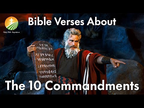 Bible Verses About The Ten Commandments
