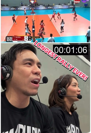 Ano ba yung record ng pinaka-mahabang rally sa Volleyball? 🤔🏐 #NCAASeason101 #CarlyHernandez #SportsOnTikTok #AntonRoxas #FYP