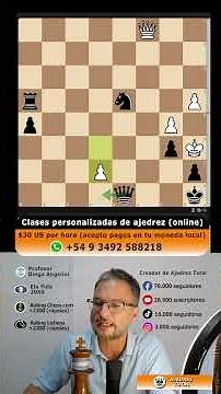 sacrificios para atacar rey débil al fondo y por diagonal #chess #ajedrez #ajedrez