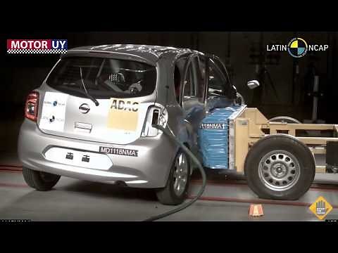 Nissan March Test LATIN NCAP Descubra que tan seguro es este vehículo.
