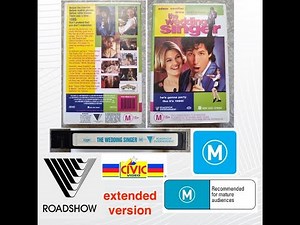 Closing to the wedding singer VHS Australia ex-rental retail edition roadshow (1998) 1999 ext civic