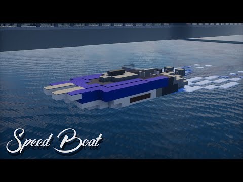 Minecraft: Speed Boat | Tutorial