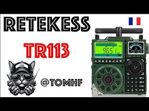 Retekess TR113 Full Band Radio, French presentation