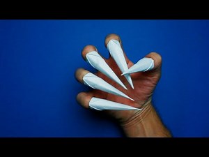How to make claws from paper. Origami Claws