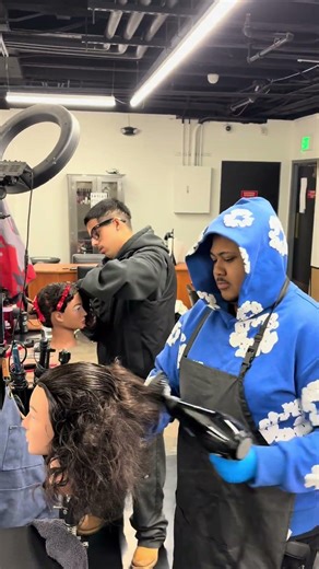 Peek behind the scenes at our Barbering students in action. 👏