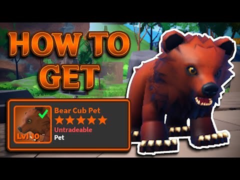 How to get BEAR CUB PET in World Zero!