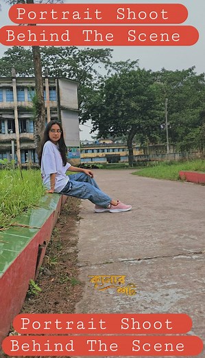 6K views · 66 reactions | Portrait Shoot Behind The Scene #reelvideos #model #tshirts #fashion #winter #dressup #cinematography | Color shot photography - কালার শট | Facebook