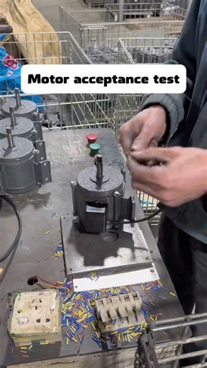 High Speed Blower Fan Motor Testing Process