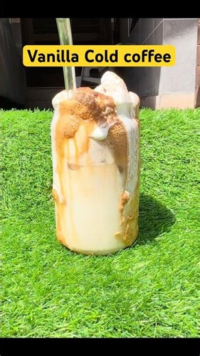 Vanilla Cold Coffee | New style Cold coffee | Recipe by Cooking With kitchen Queen #coffeetime