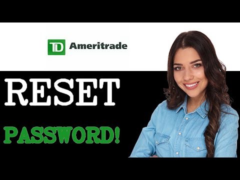 Reset Your Password - Td Ameritrade Login (2025)