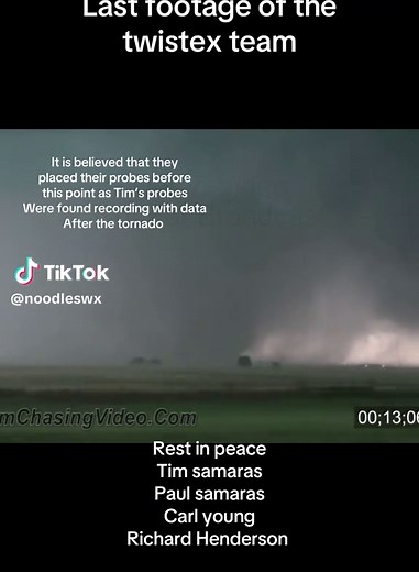 Last Footage of Twistex Team Before Tornado Tragedy