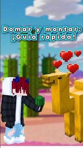 🐪🌵 Learn how to tame camels in Minecraft in just a few minutes