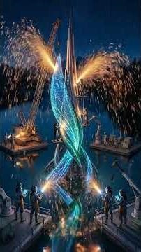 "The BLOOM: First Bioluminescent Floating Mansion Built by Women 💫 | Epic Timelapse"