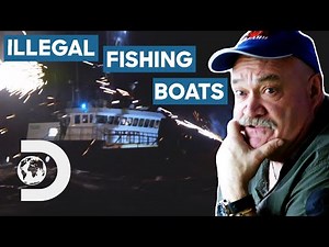 Wizard Crew Fends Off Illegal Poaching Vessel | Deadliest Catch