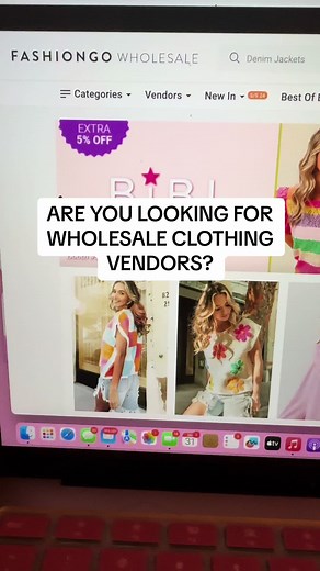 Be sure to check out Fashiongo.net for wholesale clothing!!