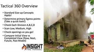 The Tactical 360-Enhancing Fire-ground Strategies and Tactics - Insight Training LLC